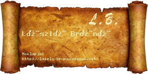 László Brúnó névjegykártya